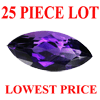 10x5 mm Marquise Faceted Amethyst 25 piece Lot AAA Grade 10x5 mm Marquise Faceted Amethyst 25 piece Lot AAA Grade